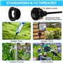 TEGOVE Brumisateur Terrasse Exterieur,Kit d’Irrigation système de brumisateur extérieur 18m avec 20 Buses de Brume avec Joint en
