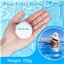 700g Boules de Filtre de Piscine