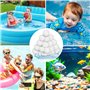 USHOP Balles Filtrantes,700g Boules de Filtre de Piscine,Réutilisables Balle Filtrante Piscine,Peut Remplacer 25kg Sable Filtran