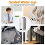 TAVADA Mini Bouilloire Portable Electrique de Voyage 500ml,Bouilloire Electrique Portable,Tasse de Chauffage Rapide,Inoxydable 3
