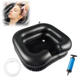 talifoca Lavabo à Cheveux Gonflable Lavabo Gonflable Portable pour chevet