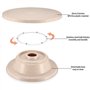 Outils de Plateau Tournant pour Gâteaux, Kits de Fournitures Support Assiettes de Décoration de Gâteaux, avec Grattoirs à Gâteau