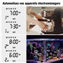 Awootsv Prise Programmable Digitale Minuterie Numérique minuteur prise electrique timebird timer Journalier/Hebdomadaire Program