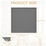 lisetar Tapis en silicone pour mini réfrigérateur - 60 x 60 cm - Protection de sol avec bords surélevés de 2,3 cm - Plateau d'ég