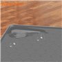 lisetar Tapis en silicone pour mini réfrigérateur - 60 x 60 cm - Protection de sol avec bords surélevés de 2,3 cm - Plateau d'ég
