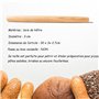 Rouleau à pâtisserie en bois Rouleax a pate 30 * 3cm fournie Tapis 40 * 60cm Anti-adhérent Kit de Patisserie Accessoire de Cuiss