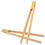 Pince a Toast Lot de 2 Pince en Bambou 25cm Longue pour Grill Tranche de Pain