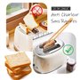 Pince a Toast Lot de 2 Pince en Bambou 25cm Longue pour Grill Tranche de Pain,Cornichons