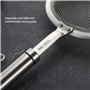 AOWOTO Passoire à mailles fines en acier inoxydable 304 pour cuisine, passoire avec poignée, tamis en métal pour aliments, riz, 