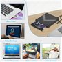 FSDJIMBB Lecteur CD DVD Externe pour PC, USB 3.0 et Type-C CD/DVD +/-RW Graveur Enregistreur, Mince Graveur DVD Externe pour PC 
