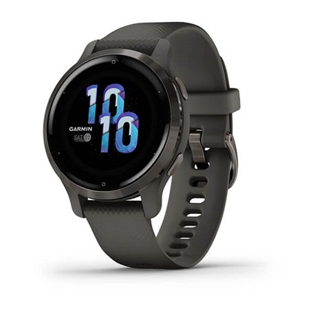 Garmin Venu 2S – Montre connectée GPS multisports avec écran AMOLED – autonomie longue durée (11 jours) – Noire / Gray - Boitier