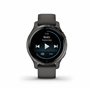 Garmin Venu 2S – Montre connectée GPS multisports avec écran AMOLED – autonomie longue durée (11 jours) – Noire / Gray - Boitier
