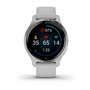 Garmin Venu 2S - Montre connectée GPS multisports avec écran AMOLED, autonomie longue durée (10 jours) - Silver avec bracelet gr