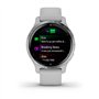 Garmin Venu 2S - Montre connectée GPS multisports avec écran AMOLED, autonomie longue durée (10 jours) - Silver avec bracelet gr
