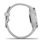 Garmin Venu 2S - Montre connectée GPS multisports avec écran AMOLED, autonomie longue durée (10 jours) - Silver avec bracelet gr