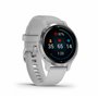 Garmin Venu 2S - Montre connectée GPS multisports avec écran AMOLED, autonomie longue durée (10 jours) - Silver avec bracelet gr