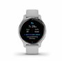 Garmin Venu 2S - Montre connectée GPS multisports avec écran AMOLED, autonomie longue durée (10 jours) - Silver avec bracelet gr