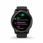 Garmin Venu 2 - Montre connectée GPS multisports avec écran AMOLED, autonomie longue durée (11 jours) – Gris avec bracelet noir 