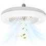 snsok Ventilateur de Plafond fermé avec Lumière
