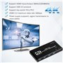 IVIVTOR Commutateur KVM USB 3.0: 4K@60Hz KVM Switch Brancher 2 PC Sur 1 Ecran - 4 USB Ports Pour Clavier Souris Clé Disque Dur E