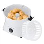 Éplucheur de pommes de terre électrique 85 W, support de table, deux options de mode, éplucher les lames en acier inoxydable, po