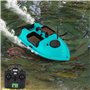 banborba Bateau télécommandé 600 m Bateau à appât RC Bateau appât de pêche 2 kg Charge double moteur Sondeur de pêche Bateau de 