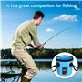 VINSPIRE Seau pliable de 12 L – Réservoir d'eau portable pliable pour le camping, la pêche, l'extérieur, la plomberie – Sac seau