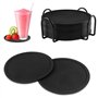 Gvolatee 12 Pièces Dessous de Verre Silicone avec Support