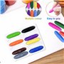 Lectorias Crayons de Cacahuètes, 12 Couleurs Crayon Enfant, Stylos à la Cire Lavables et SûRs, Faciles à Tenir, pour les Enfants