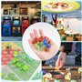 Roluxando Lot de 150 Billes Enfant, Bille Multicolore, Petites Billes, Billes Verre, Billes de Verre Rondes pour Jeux de Marbre,