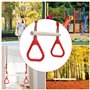 Roluxando Balancoire Exterieur Bois avec Longueur de Corde Réglable, Balancoire Interieur, Portique Balancoire Exterieur Bois, B