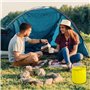 Lot de 4 seaux pliables légers et pratiques avec poignée - Pour fournitures de peinture, camping, pêche