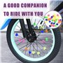 SYEYCW 3 Paire Vélo Guidon Streamers, avec 35 Pièces Clips Colorés pour Rayons de Vélo, Accessoires Velo Enfant Colorés, Scooter