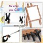TSKDKIT 20 Pièces Pinces à Ressort en Nylon, 2.5 Pouces Pince Serre Joint avec Mobiles Mâchoires, Pinces de Serrage pour Photogr