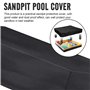 Bâche Bac à Sable,120 * 120cm Housse de Protection pour bac à Sable,Bac à Sable avec Cordon de Serrage,Housse de Bac à Sable,Ada