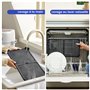 Tuocal Anti Projection pour Air Fryer Ninja 10,4L AF500EU, Anti Eclaboussure Silicone Accessoires pour Friteuse à Air Chaud Moul