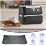 Tuocal Anti Projection pour Air Fryer Ninja 10,4L AF500EU, Anti Eclaboussure Silicone Accessoires pour Friteuse à Air Chaud Moul