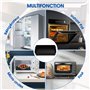 Tuocal Moule Air Fryer pour Ninja AF500EU, 3Pcs Accessoire Silicone Réutilisable Air Fryer Airfryer Pot Carrée pour 10,4 L Ninja