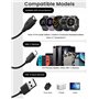 Bicmice Câble de charge multiple pour montre connectée Garmin Instinct Vivoactive Forerunner Venu Vivosmart Fenix GPS Smartwatch
