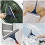 Raclette Vitre Telescopique Lave Vitre Telescopique Manche Telescopique pour Nettoyer Vitres Raclette Vitre Professionnel 2-en-1