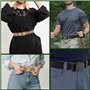 3 Pièces Ceinture en Nylon Homme Ceinture Homme Tissu Ceinture Tissu Réglable Sangle de Ceinture Tissus Homme Ceintures Homme Un