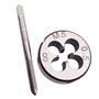 HUAZHICHUN 1 taraud M5 × 0,5 mm + 1 filière M5 × 0,5 mm, tarauds et filières métriques HSS pour droitiers