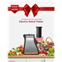FOHERE 4 en 1 Râpe a Légumes Électrique, Découpe légumes électrique 200W Râpe Carottes Hachoir Électrique pour Fromage, Carottes