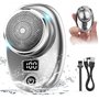 Mini rasoir électrique portable avec écran LED pour homme
