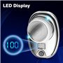 Mini rasoir électrique portable avec écran LED pour homme, rechargeable par USB, étanche, rasoir électrique portable, facile à u