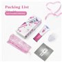 Épilateur facial sans fil pour poils du visage avec lumière LED, mini épilateur électrique pour épilation faciale pour le visage