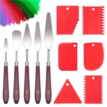 MumdoYAL 11 pièces Couteau Peinture
