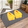 OVBOVA Chaussons à pattes de canard,Chaussons unisexes en peluche douce avec animaux,Chaussons d'hiver Femmes Hommes Chaussons e