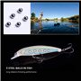 Aozzy Decoy Set de 10 leurres Appât de pêche aux leurres pour Les Poissons prédateurs pour Le brochet