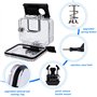 Boîtier étanche Compatible avec GoPro Hero 9/Hero 10/Hero 11 Black Caméra d'action Boitier de Protection Plongée 45M avec Vis Lo